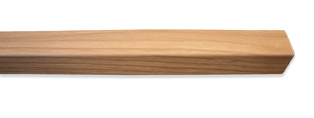 Ángulo exterior terminación WPC símil madera para interiores