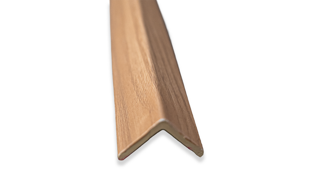 Ángulo exterior terminación WPC símil madera para interiores