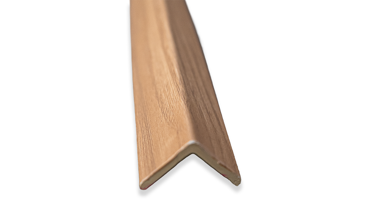 Ángulo exterior terminación WPC símil madera para interiores