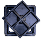 Tapa y marco camara de resina - Transito ligero - 20X20