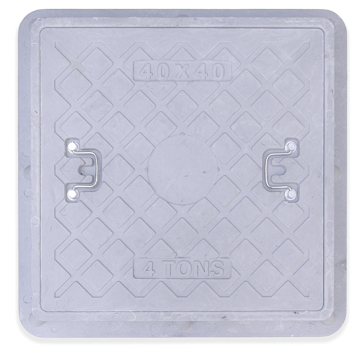 Tapa y marco camara de resina reforzada - 4T - 40X40