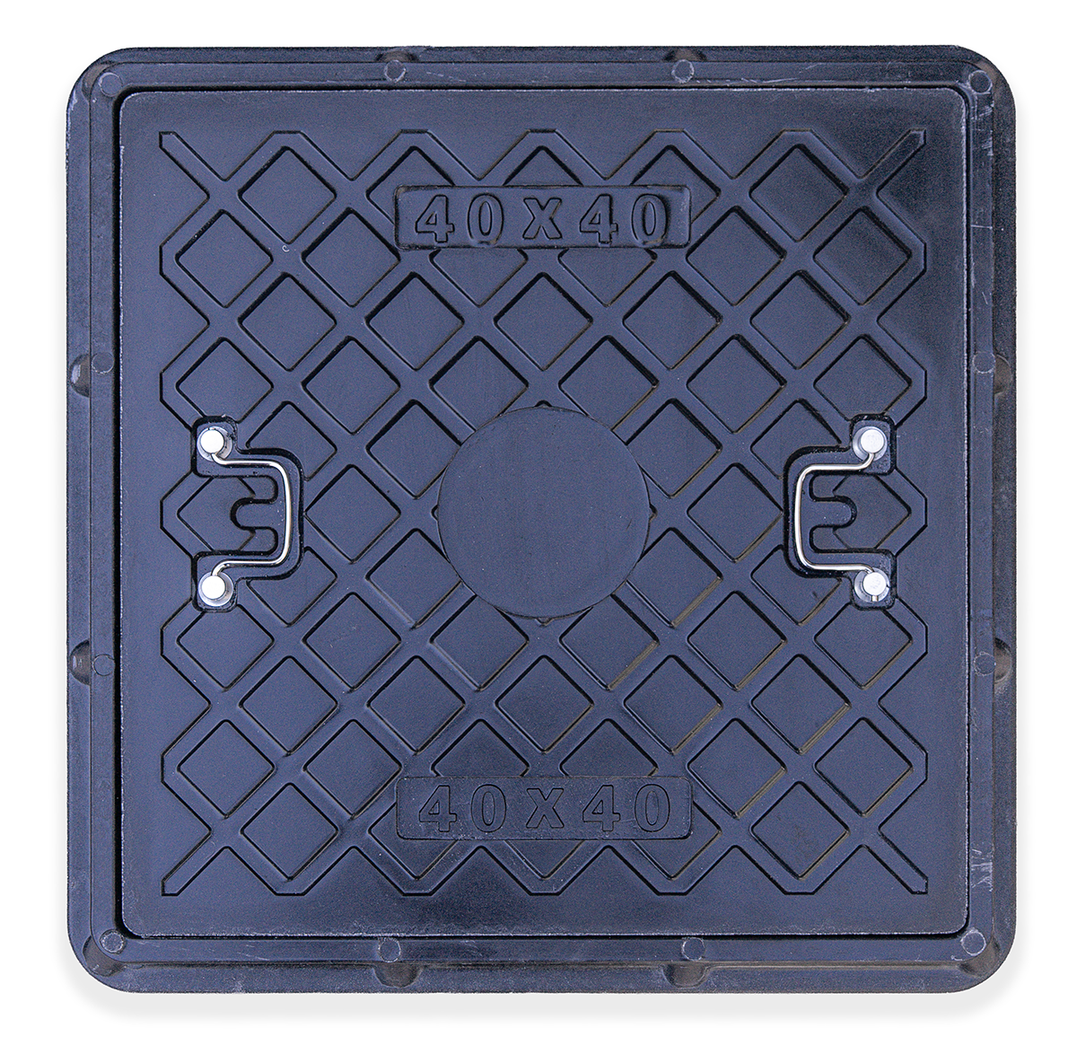 Tapa y marco camara de resina - Transito ligero - 40X40