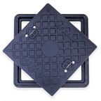 Tapa y marco camara de resina - Transito ligero - 40X40