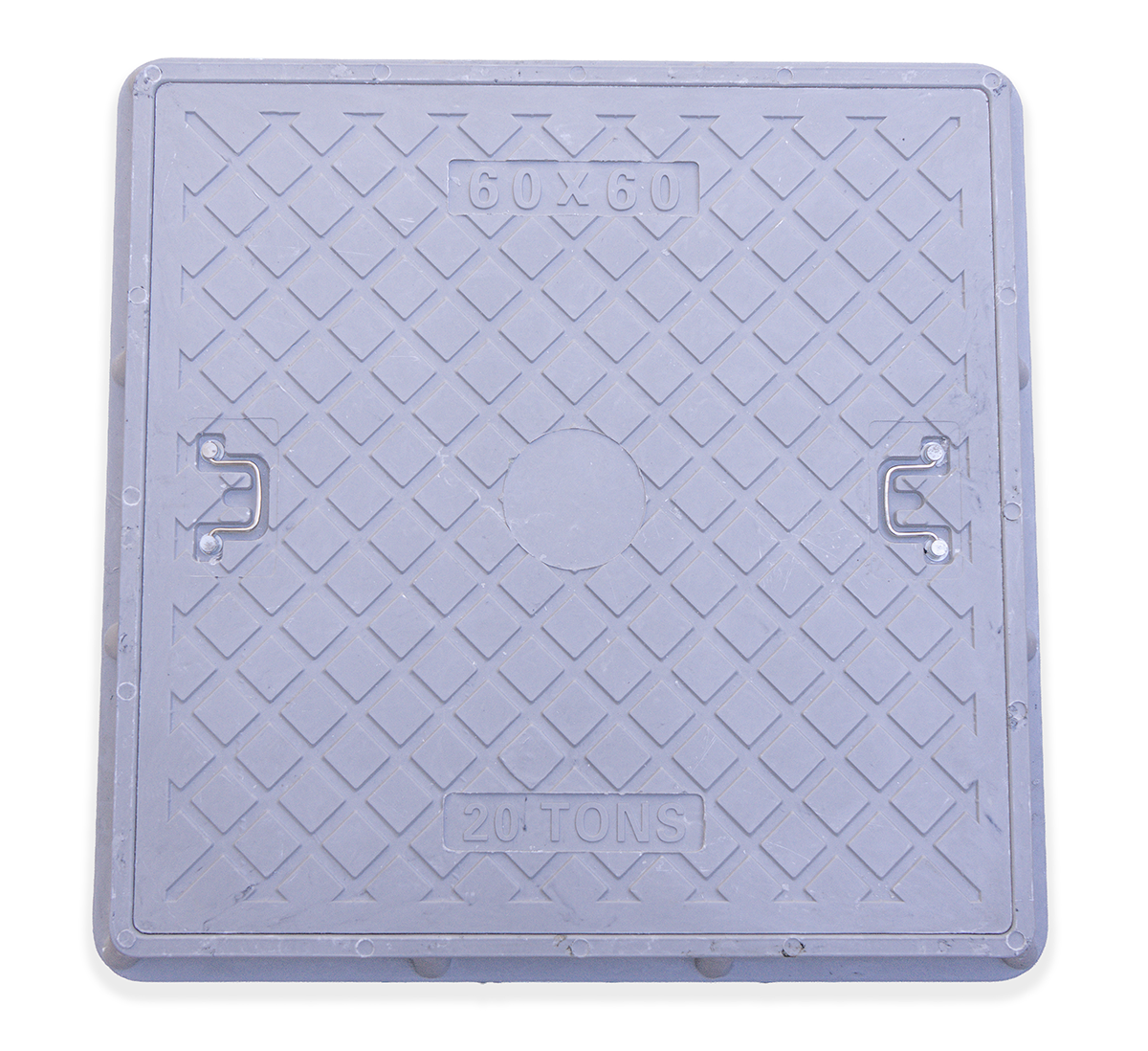 Tapa y marco camara de resina reforzada - 20T - 60X60