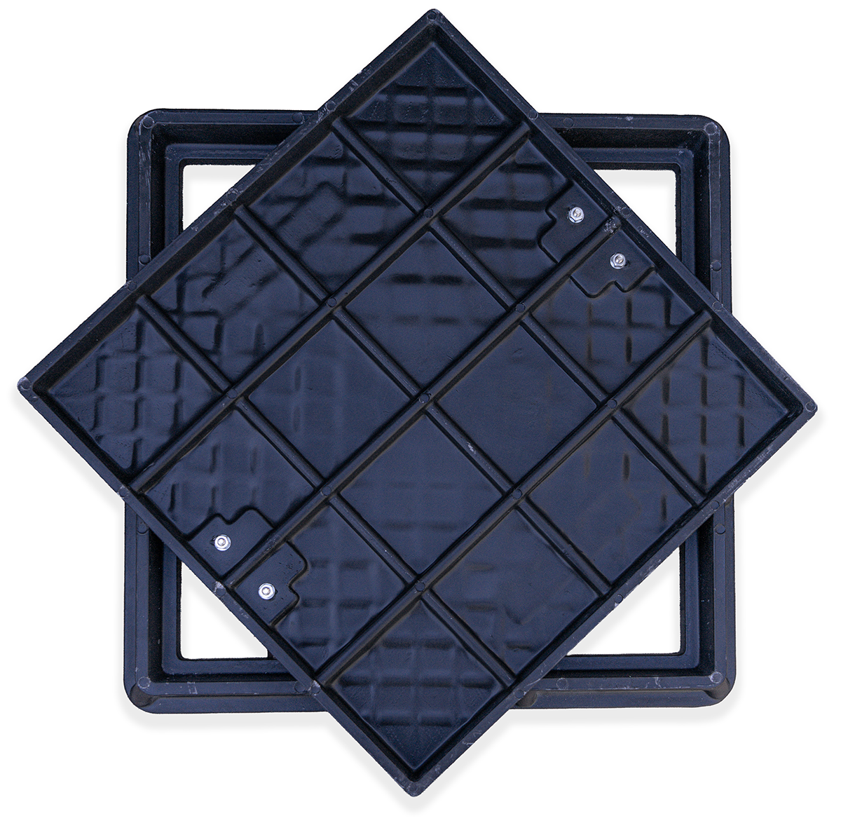 Tapa y marco camara de resina - Transito ligero - 60X60