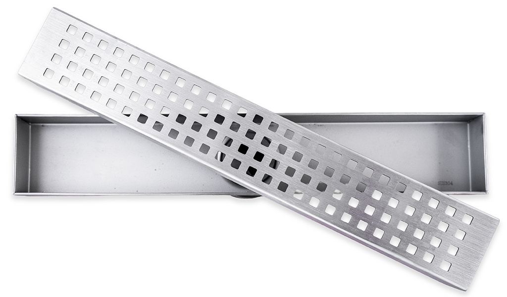 Desague de ducha - Rejilla cuadriculada lineal