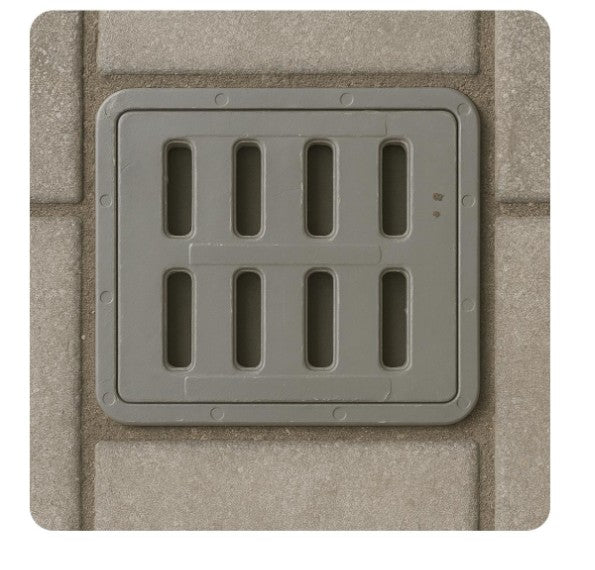 Rejilla tapa y marco de resina reforzada - 20X20 - 2T