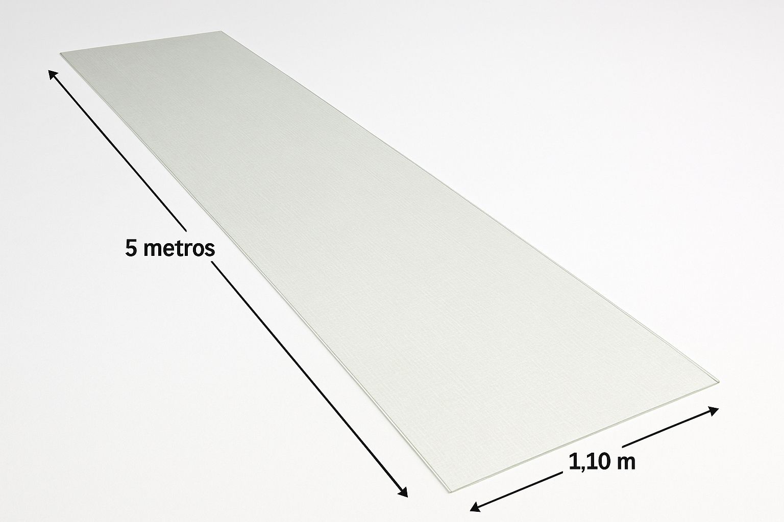 Chapas de fibra lisas traslucidas