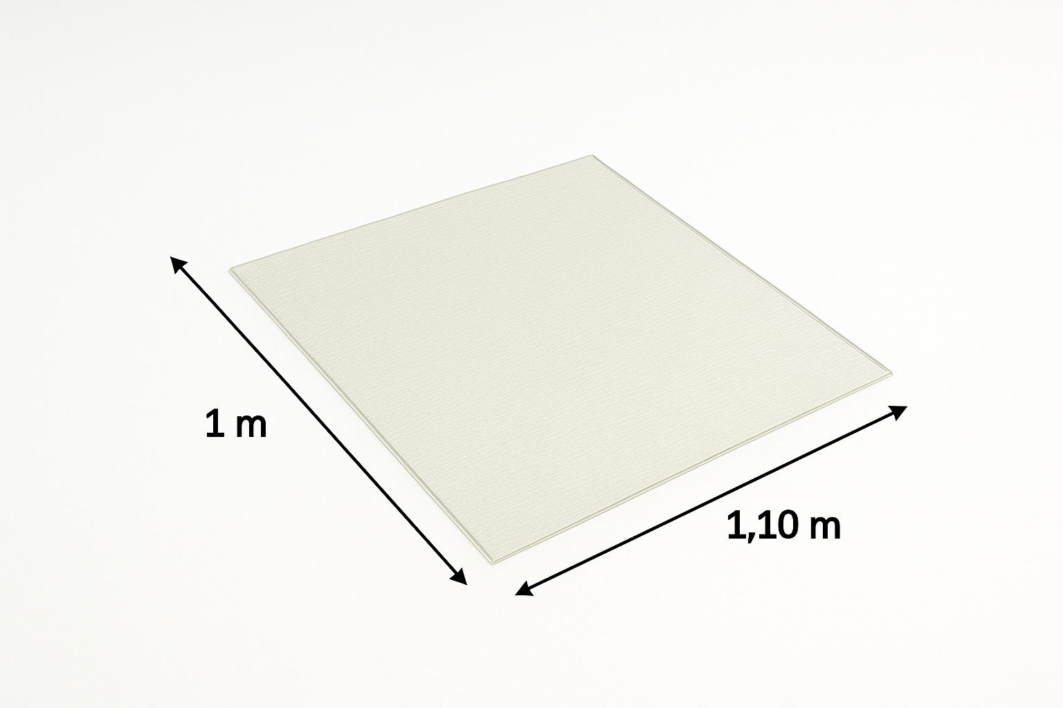 Chapas de fibra lisas traslucidas